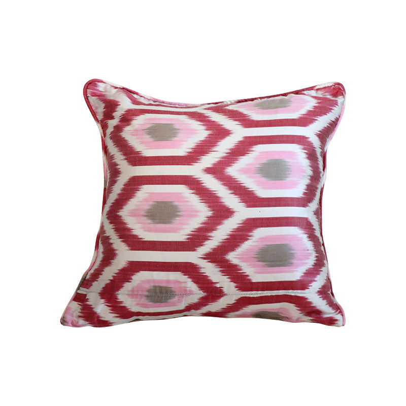 Rosa Ikat Pillow