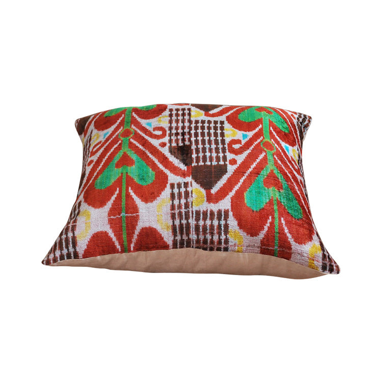 Ikat Velvet Floor Pillow