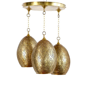 Moroccan Antique Brass Lamp