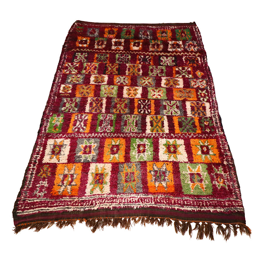 Vintage Moroccan Boujad Rug