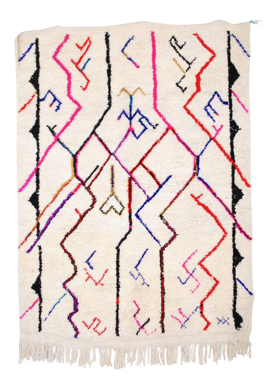 Moroccan Azilal Rug- Stripe