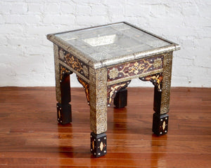 Moroccan Metal End Table