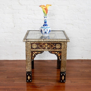 Moroccan Metal End Table