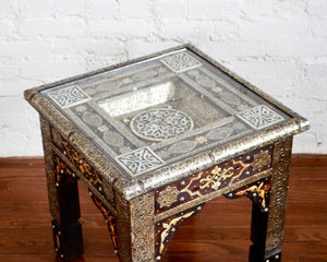 Moroccan Metal End Table