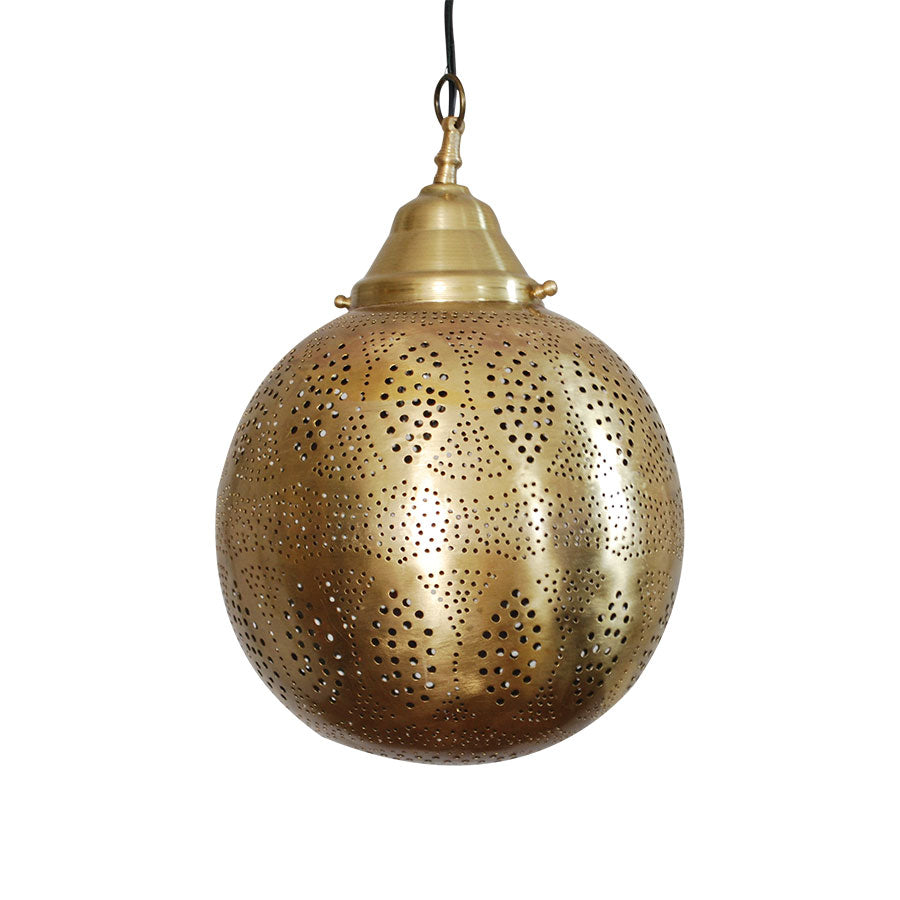 Brass Pendant Moroccan Lamp