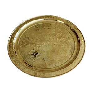 Moroccan Brass Table Tray