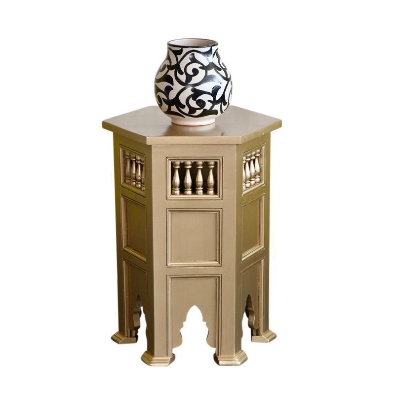 Moroccan Gold Side Table