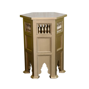 Moroccan Gold Side Table