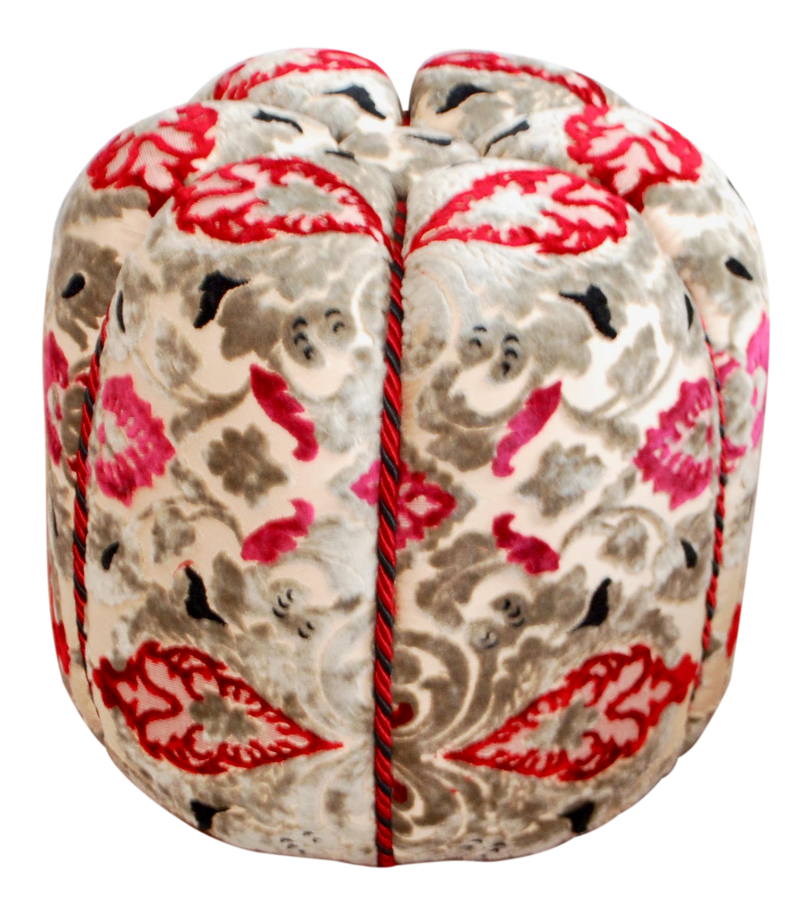 Moroccan  Fabric Pouf