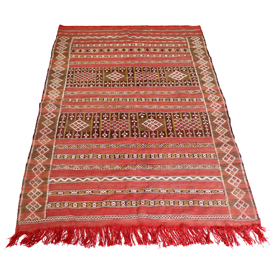 Moroccan Kilim Rug - 57" x 90"