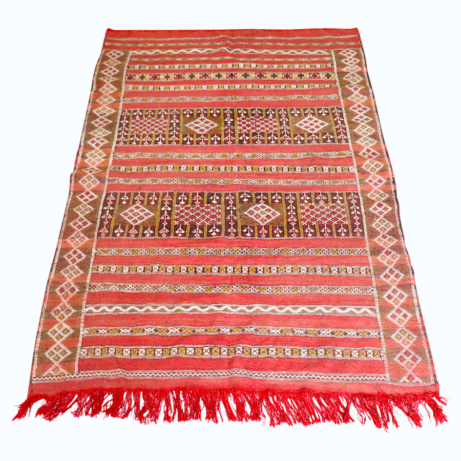 Moroccan Kilim Rug - 57" x 90"