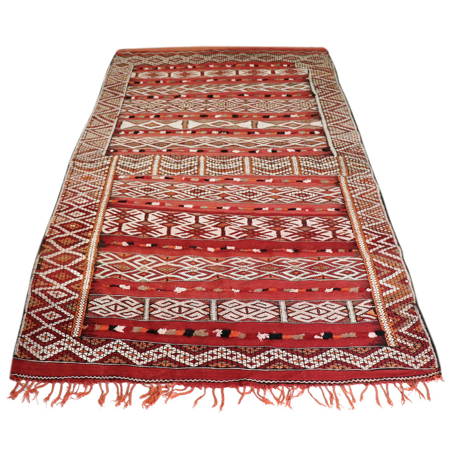 Moroccan Kilim Rug - 71" x 122"