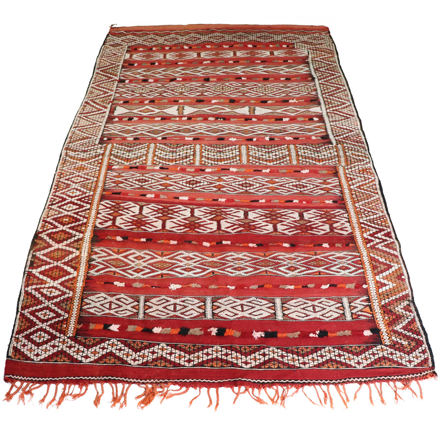 Moroccan Kilim Rug - 71" x 122"