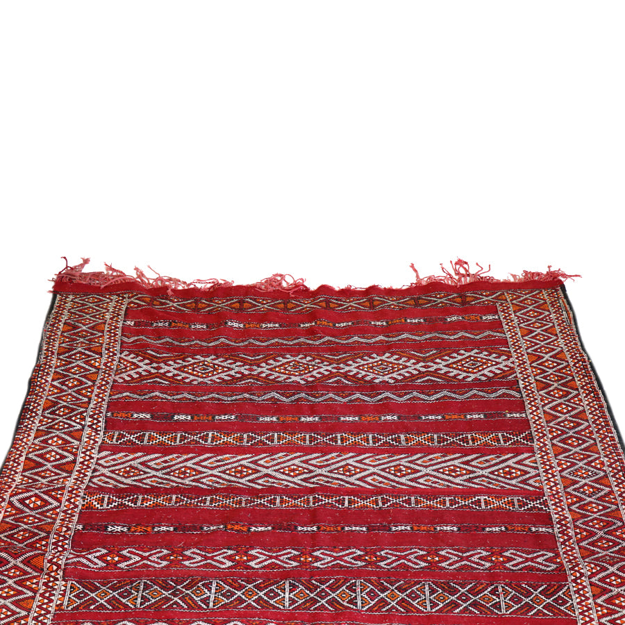 Moroccan Kilim Rug- 73" x 128"