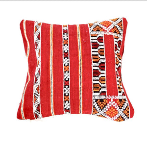 Red Berber Kilim Pillow