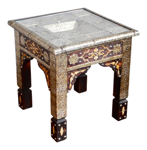 Moroccan Metal End Table