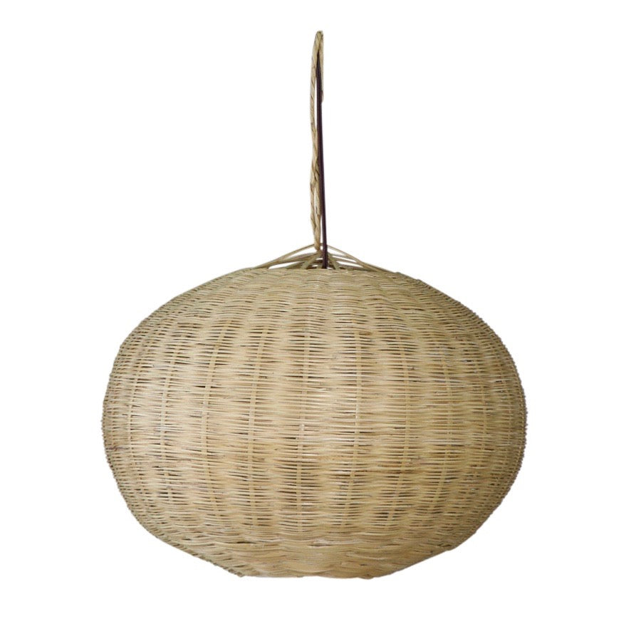 Moroccan Round Wicker Lamp