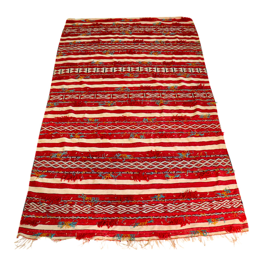 Moroccan Kilim Rug - 67" x 120"