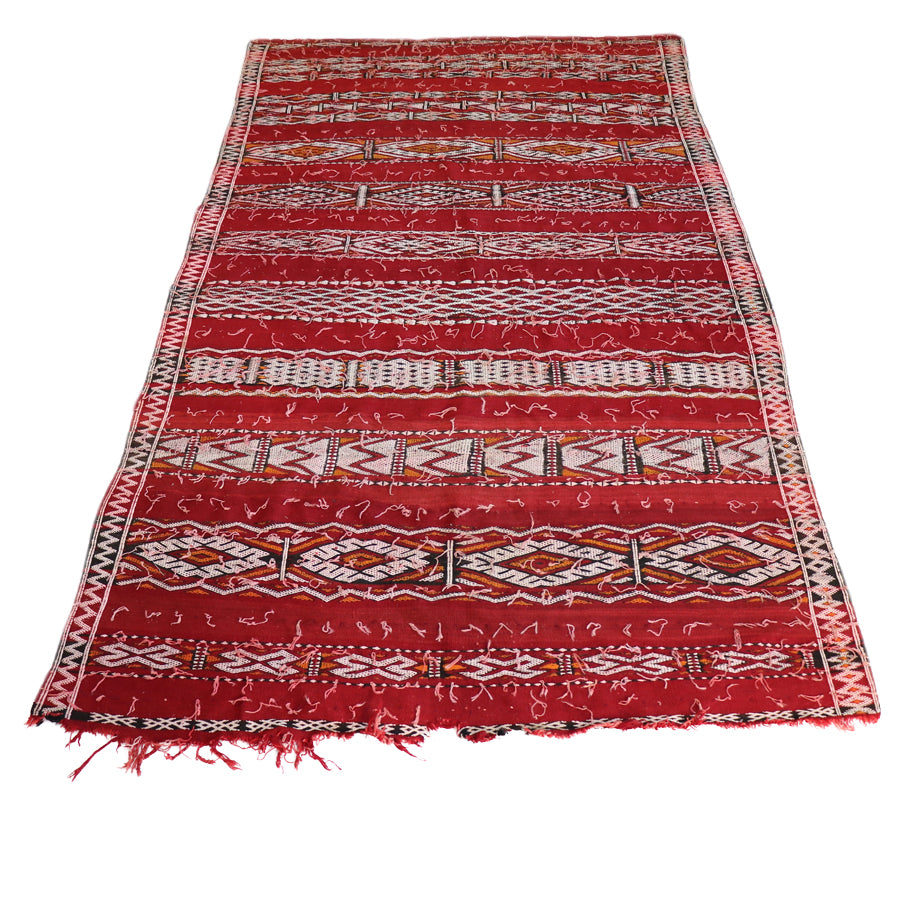 Moroccan Kilim Rug - 69" x115"