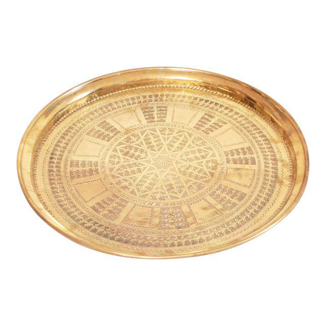 Moroccan Brass Tray