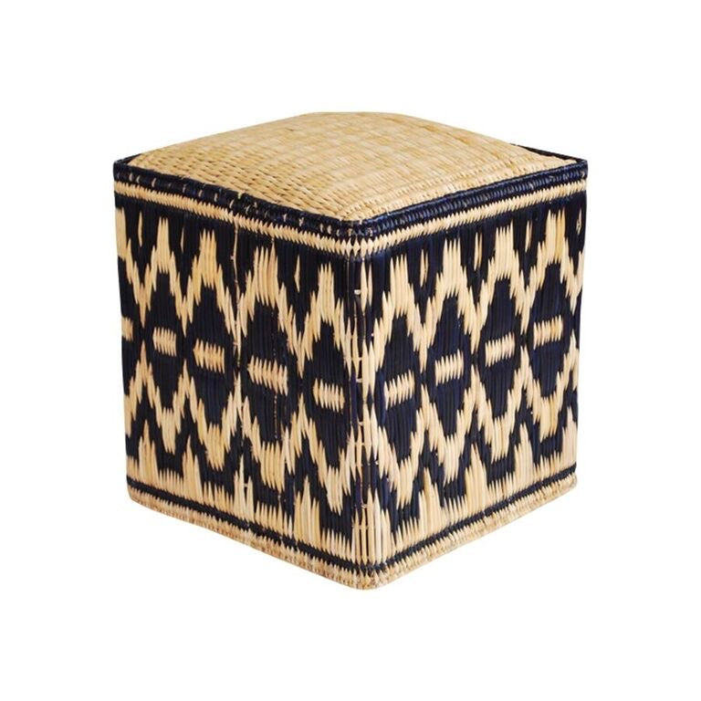 Boho Wicker Stool