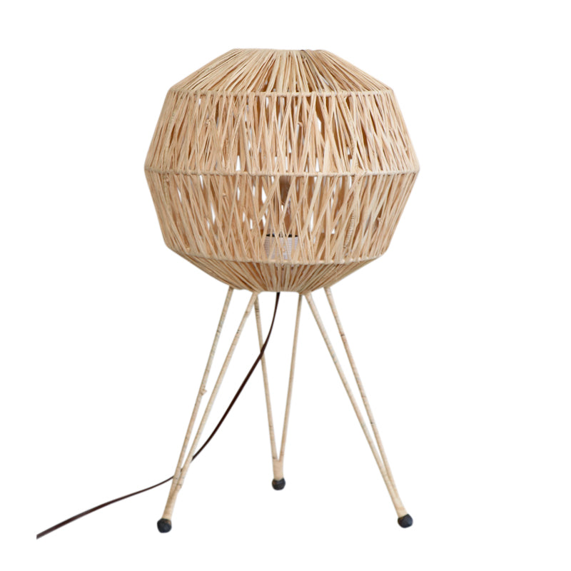 Moroccan Rafia Table Lamp