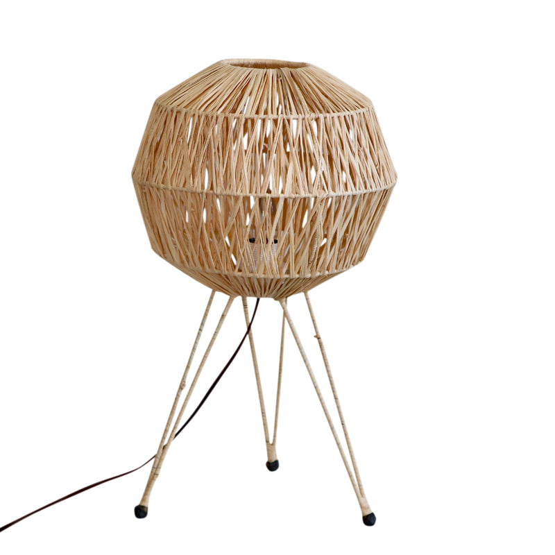 Moroccan Rafia Table Lamp