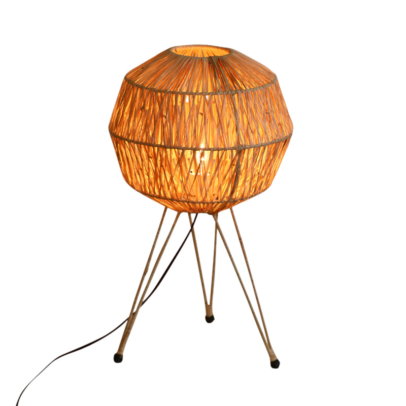 Moroccan Rafia Table Lamp