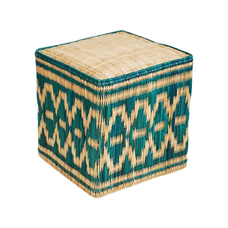 Boho Wicker Stool