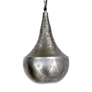 Moroccan Silver Pendant Lamp