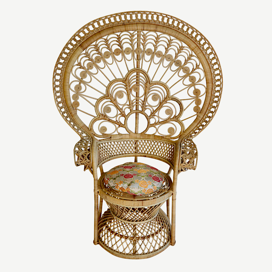 Peacock Wicker Chair Rental 