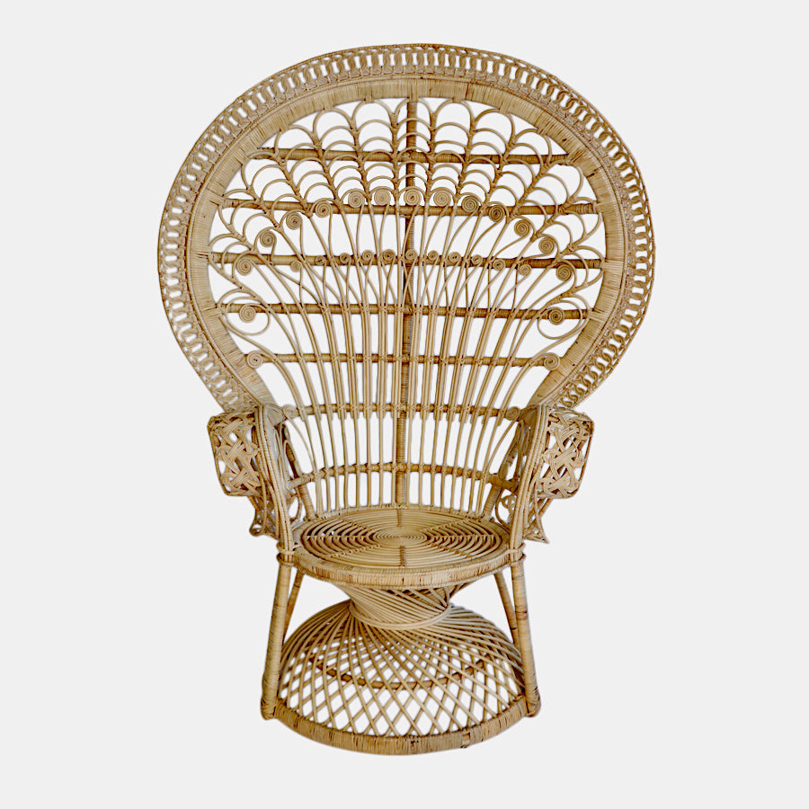 Peacock Wicker Chair