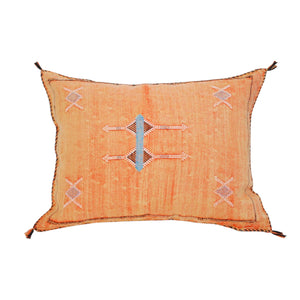 Orange Sabra Throw Pillow