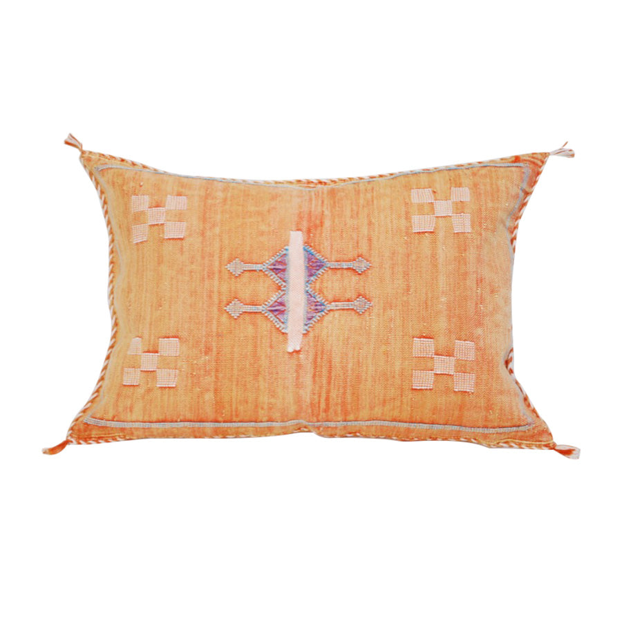 Orange Sabra Throw Pillow