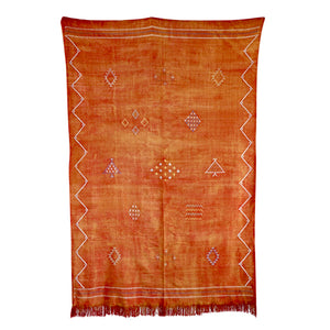 Silk Sabra Orange Rug