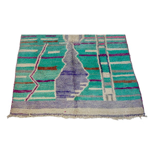 Boujad Rug-Purple & Green