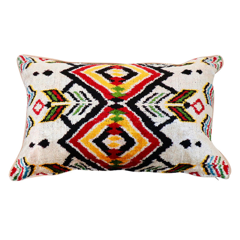 Velvet Ikat Pillow