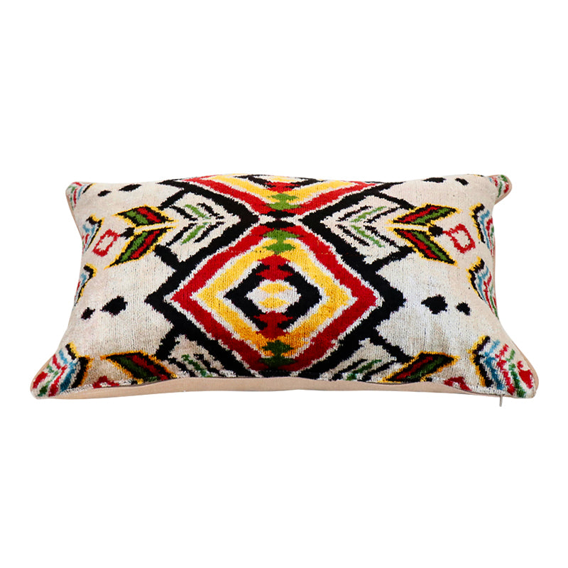 Velvet Ikat Pillow