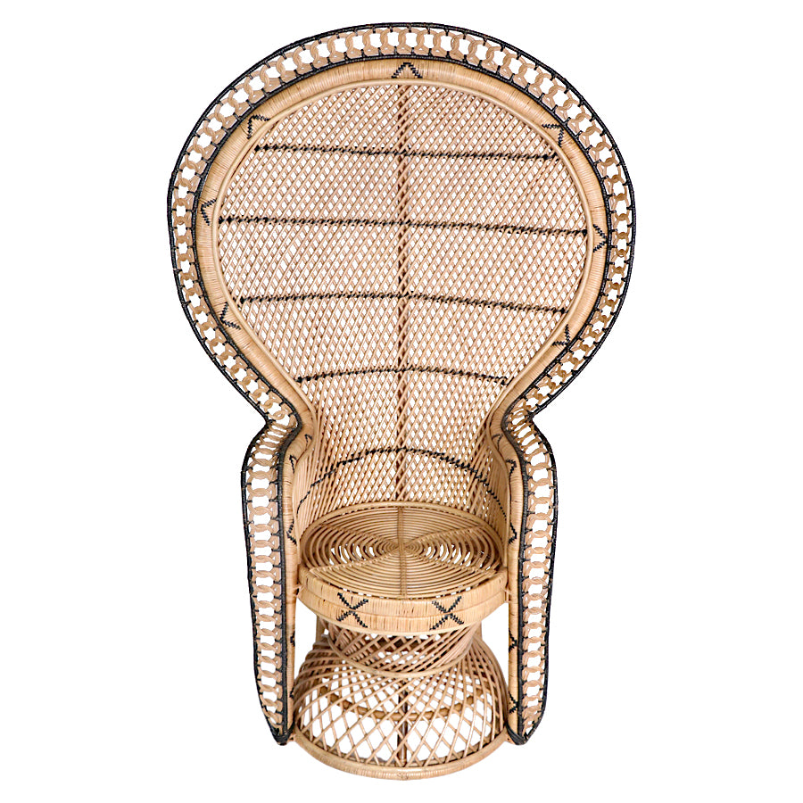 Peacock Wicker Chair Rental