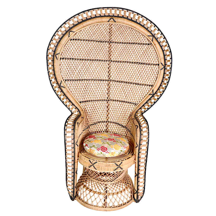 Rattan new arrivals throne chair