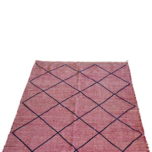 Pink Modern Moroccan Rug