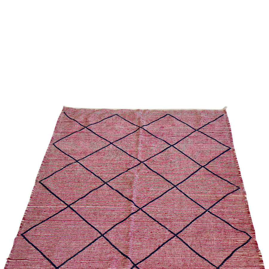 Pink Modern Moroccan Rug