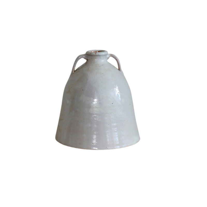 Moroccan White Ceramic Vase